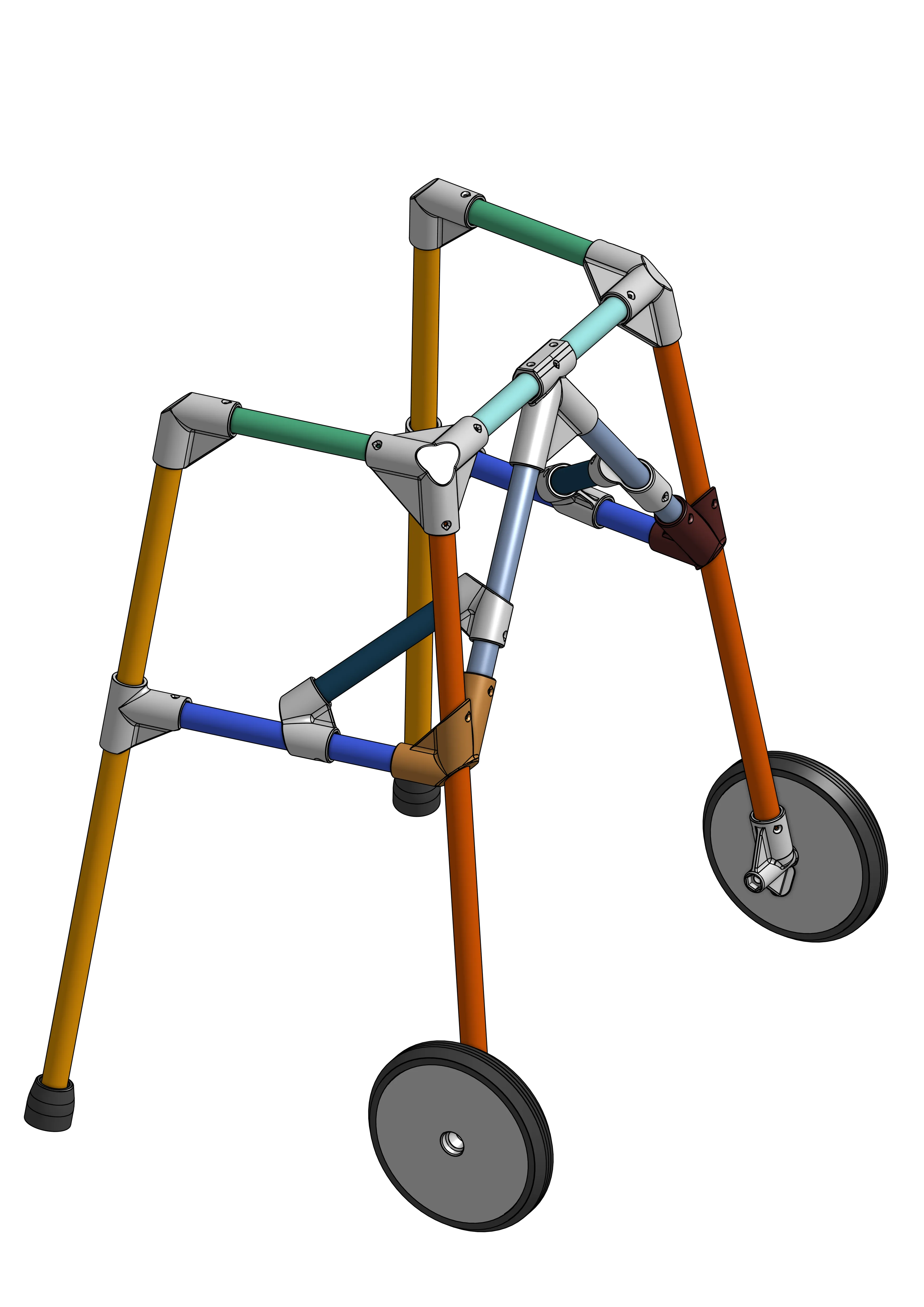 A render of the pediatric walker project